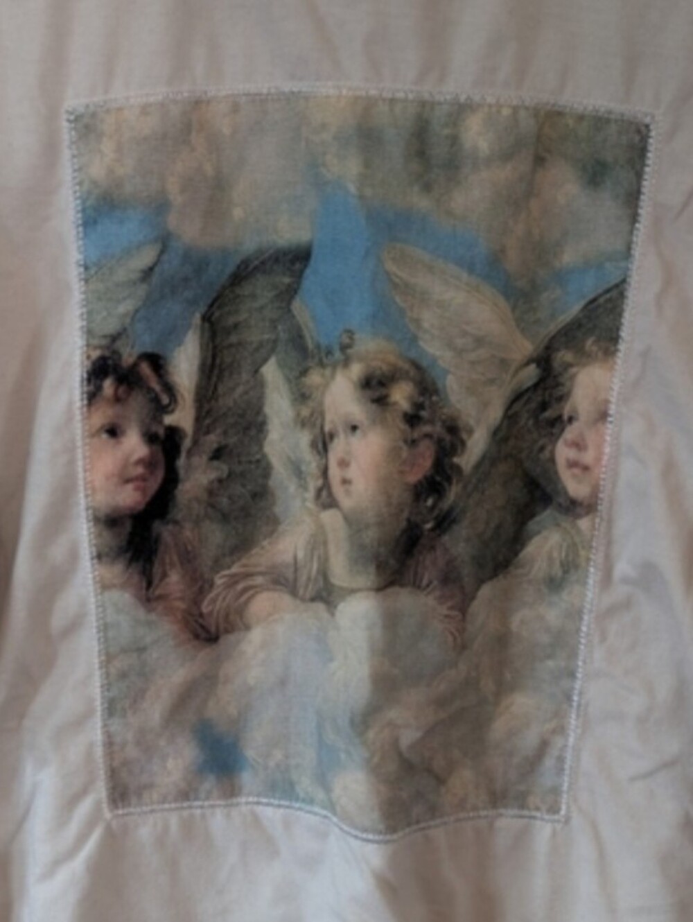 Women's White 'Blessed' Short Sleeve Tee XL